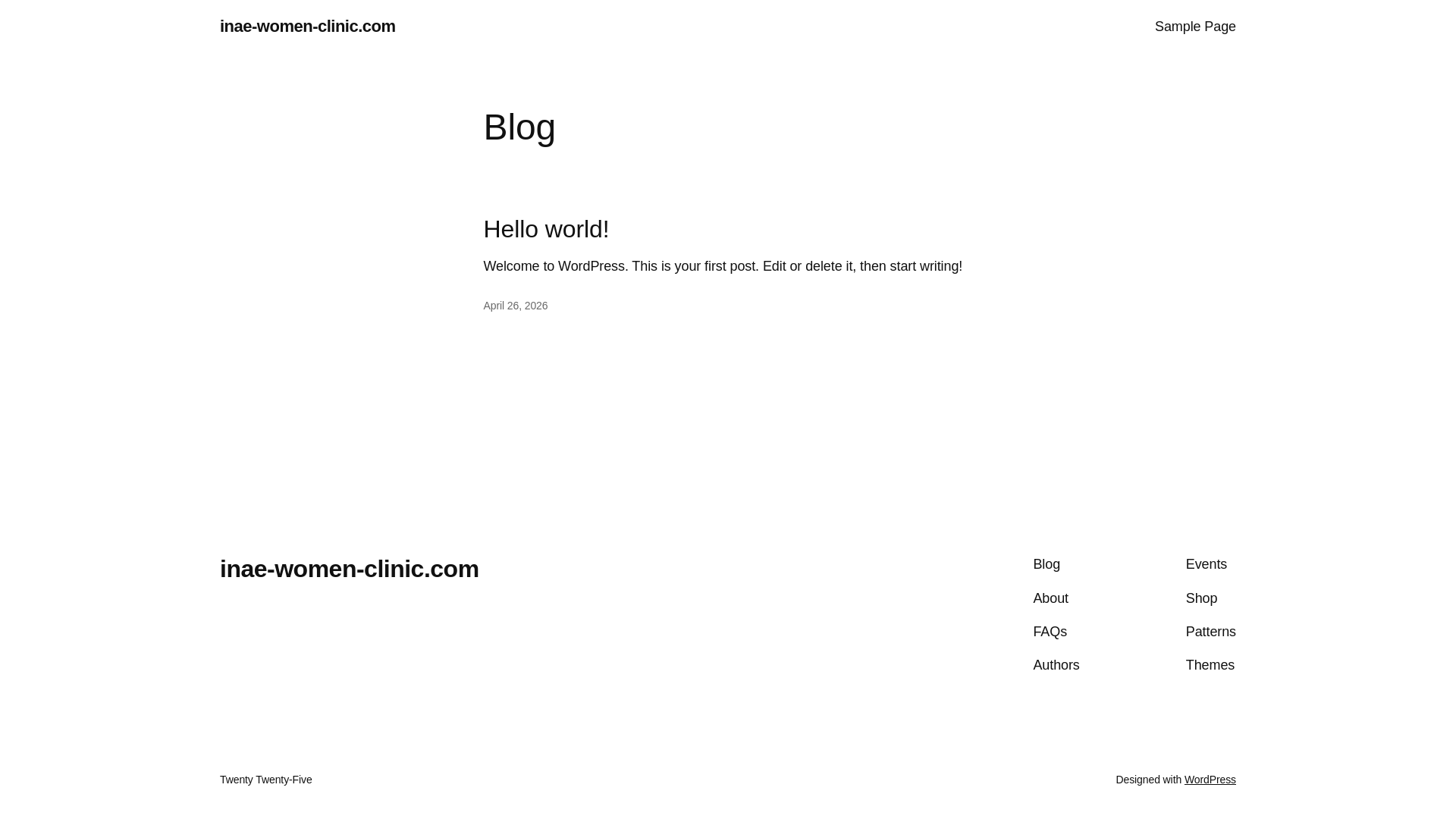 website screenshot of https://inaewomenclinic.co.kr/