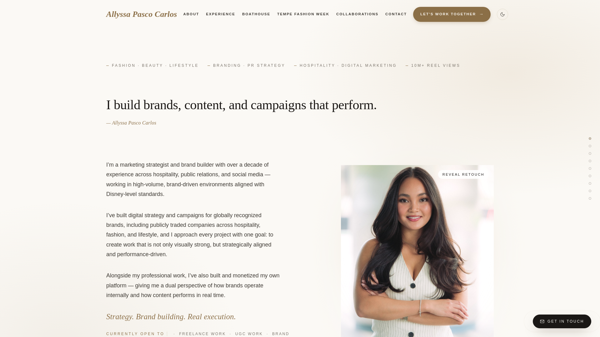 website screenshot of https://allyssapascocarlos.com/