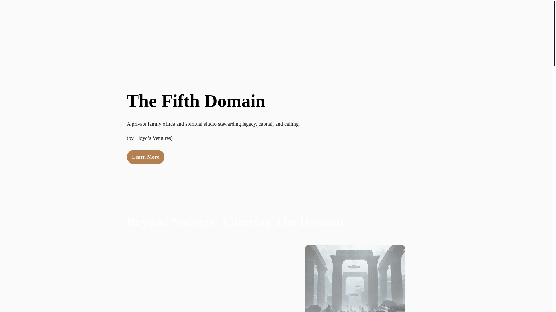 website screenshot of https://lloydsventures.group/