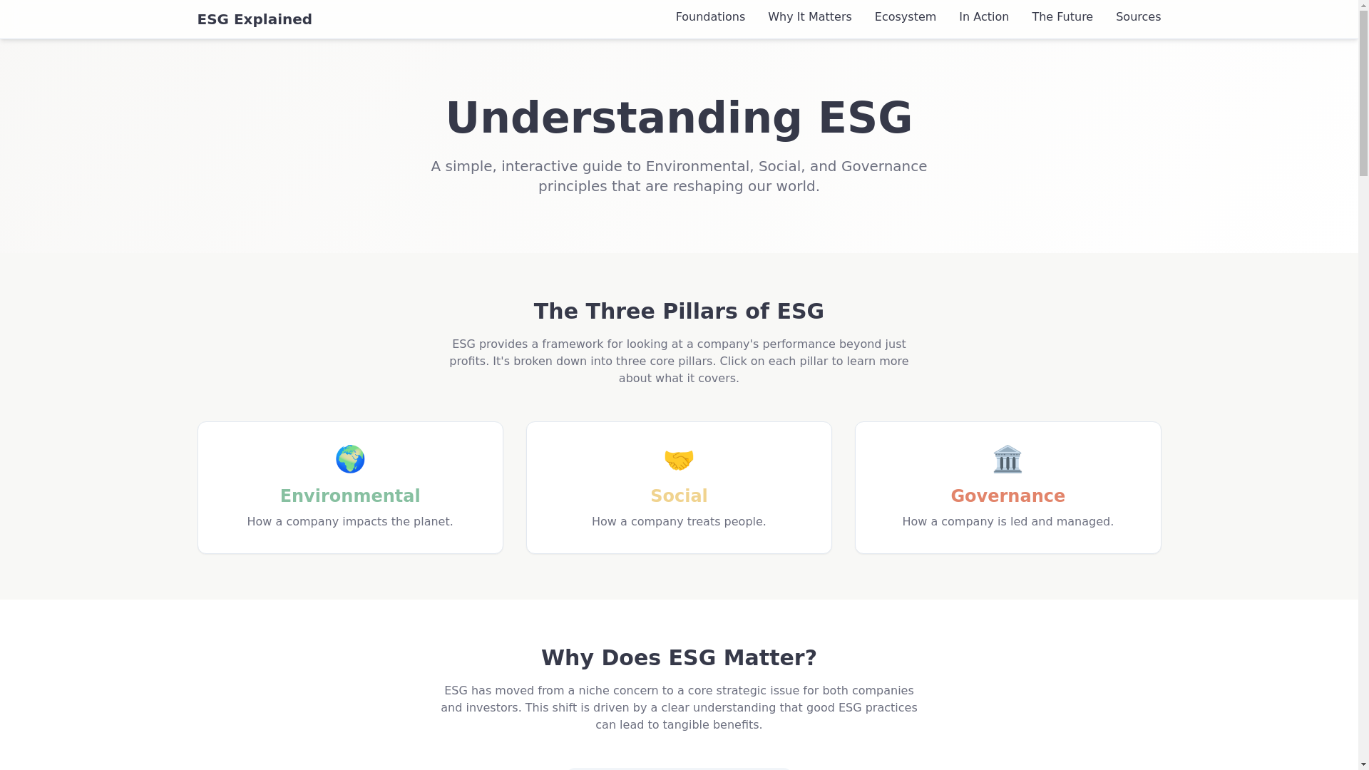 website screenshot of https://esg-decoder-tool-new.pages.dev/