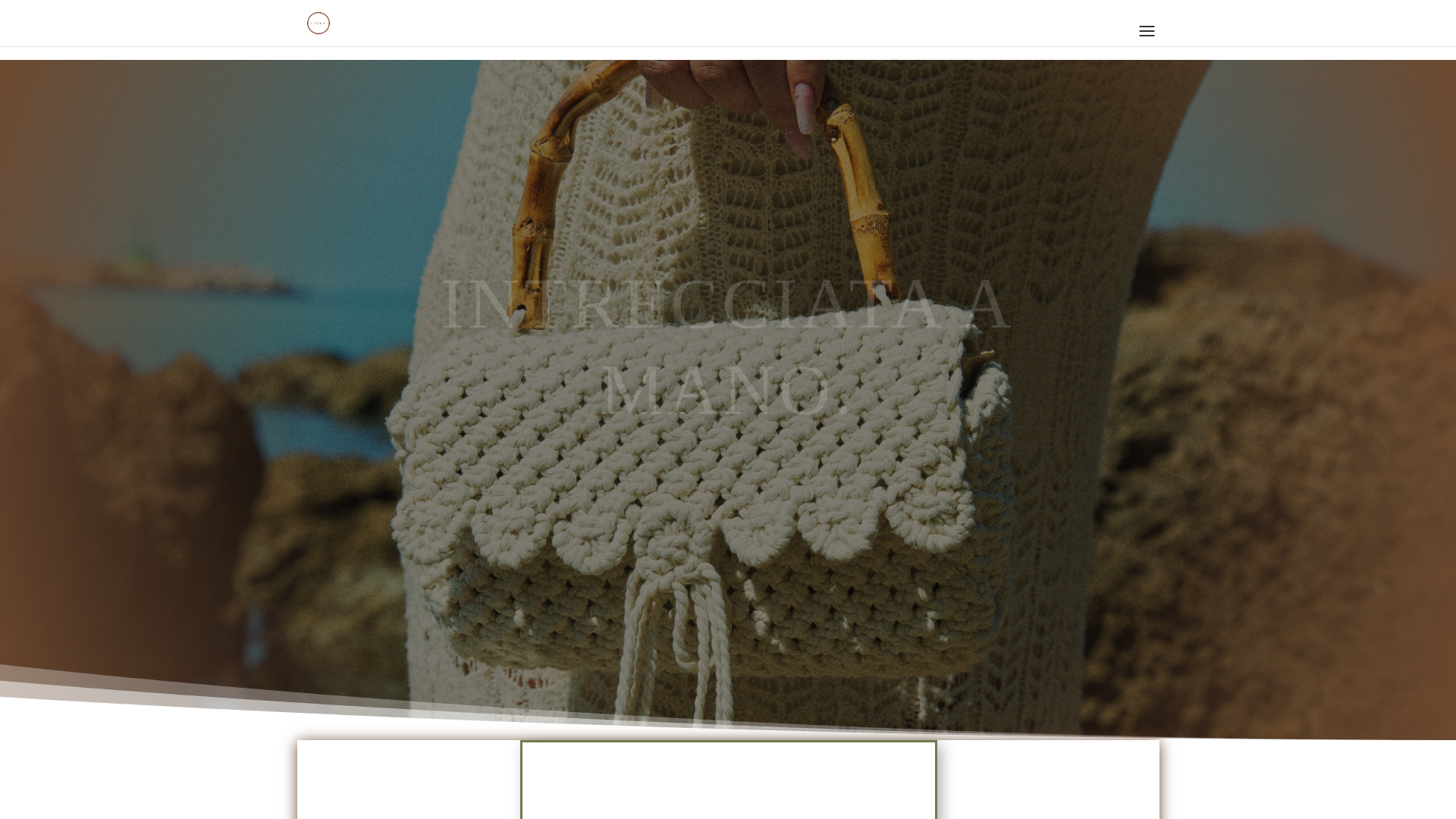 website screenshot of https://labagmacrame.it/