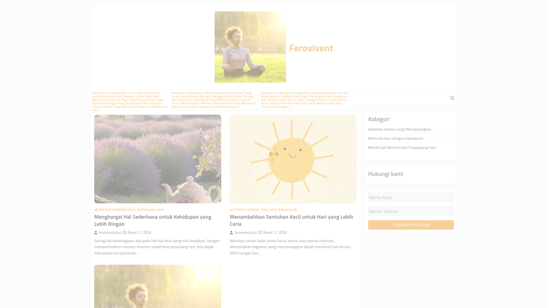 website screenshot of https://ferovivent.plus