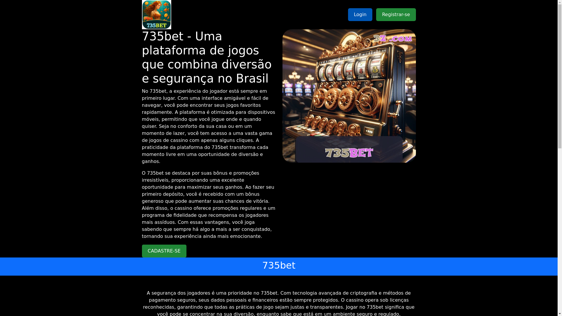 website screenshot of https://735bete.com/