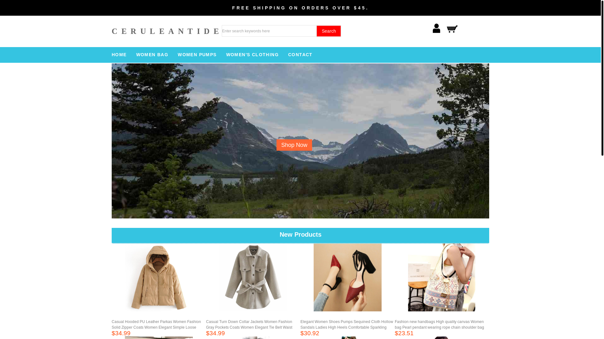 website screenshot of https://ceruleantide.top/