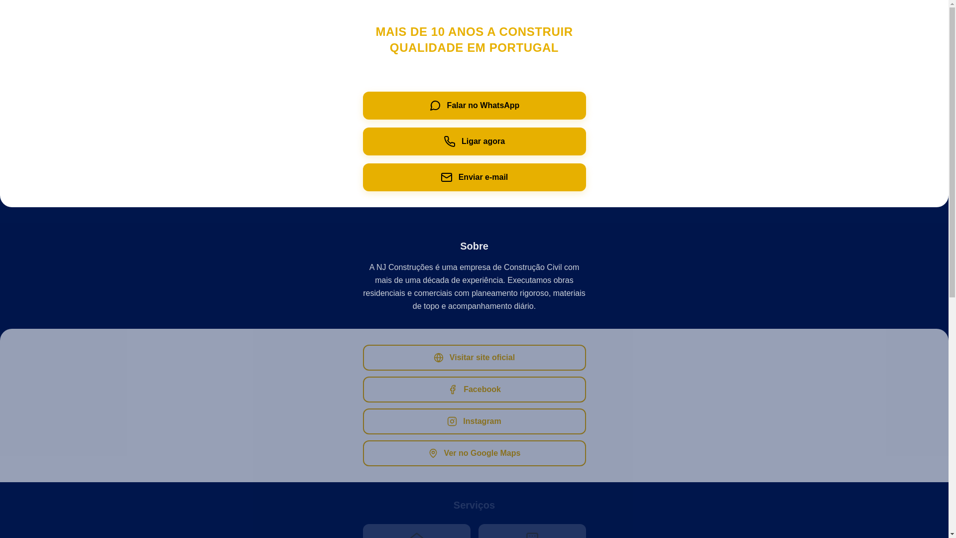 website screenshot of https://nj-construcoes.site/