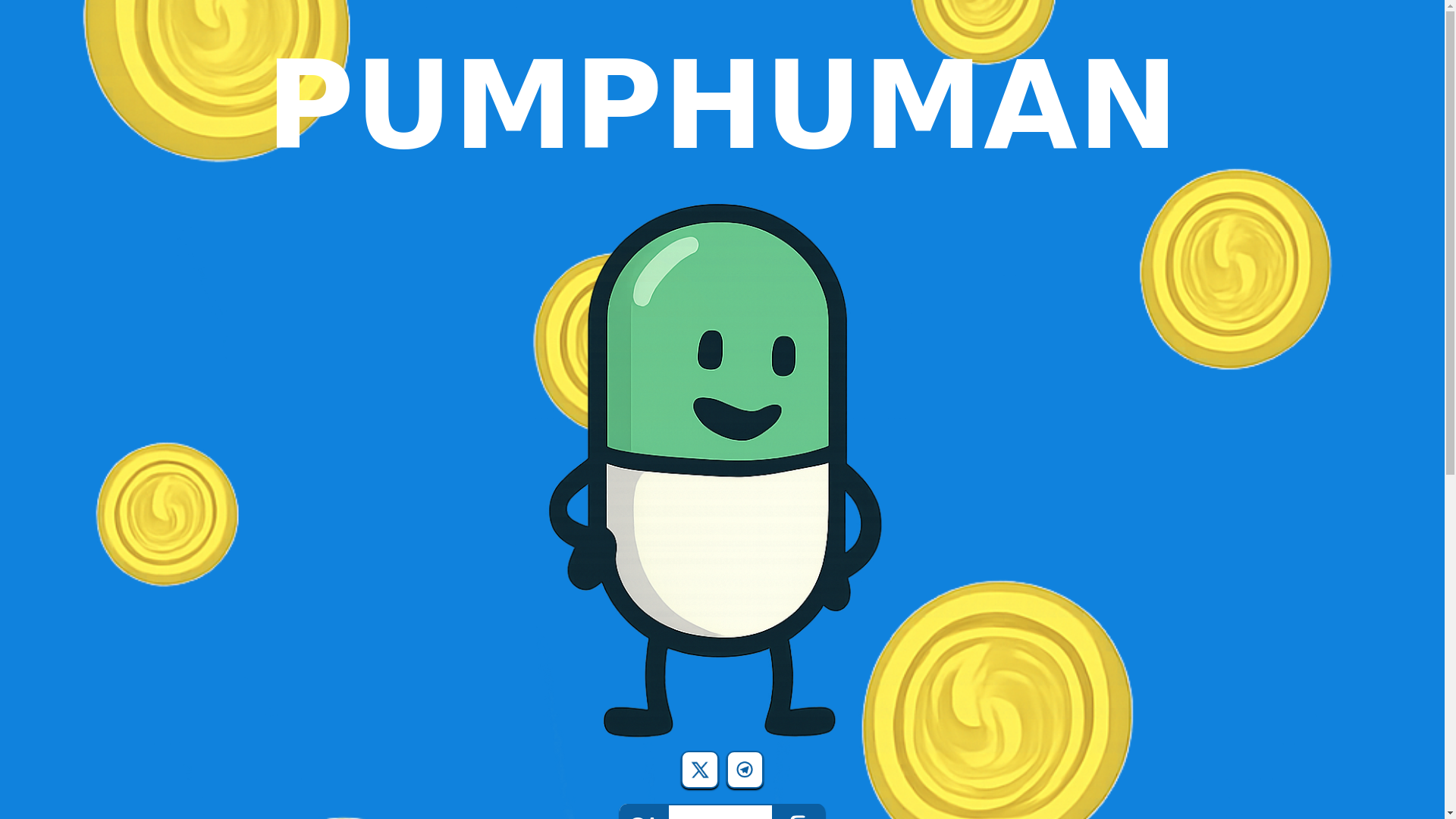 website screenshot of https://pumphuman.top/