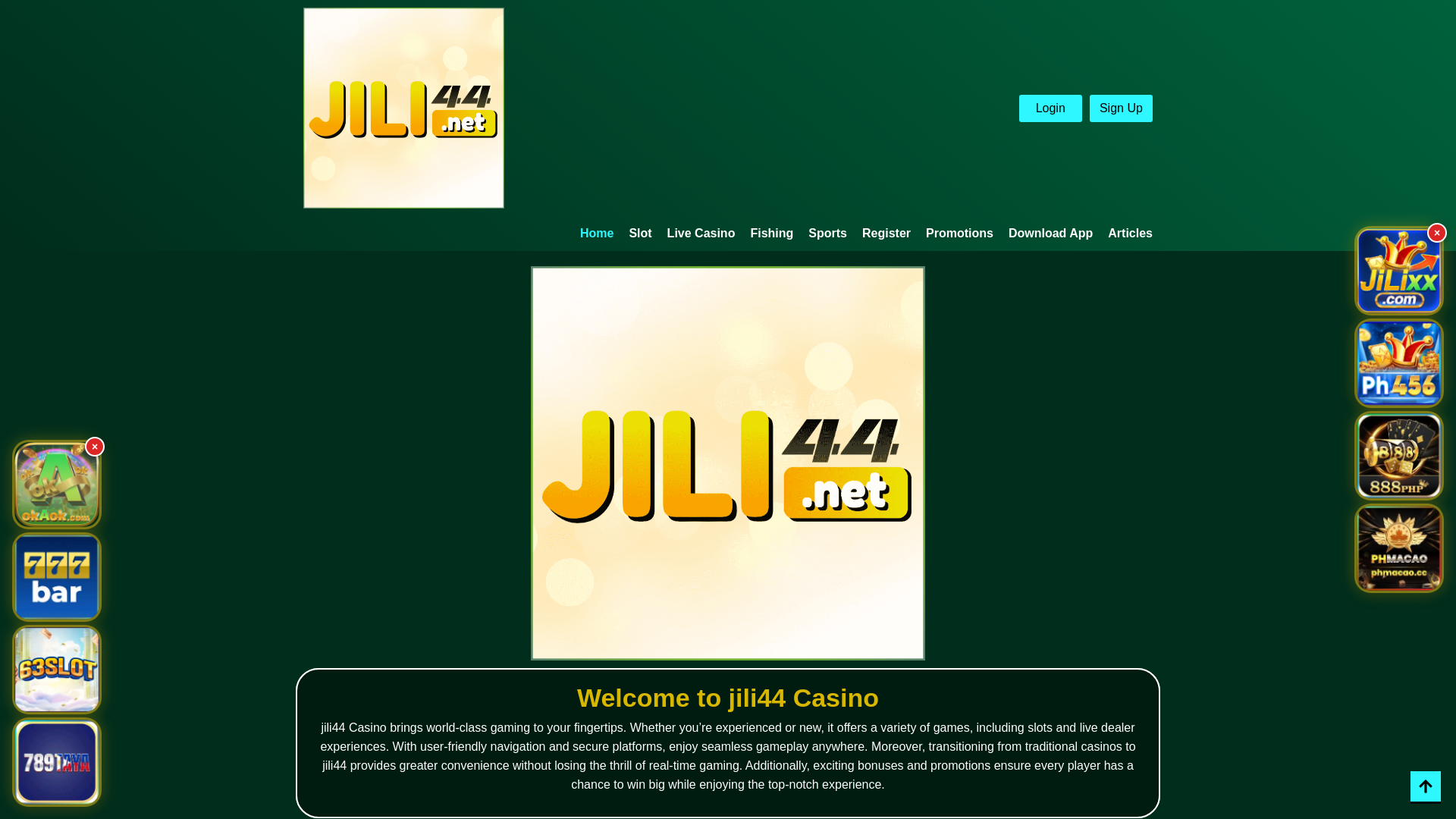 website screenshot of https://jili44buhay.com/