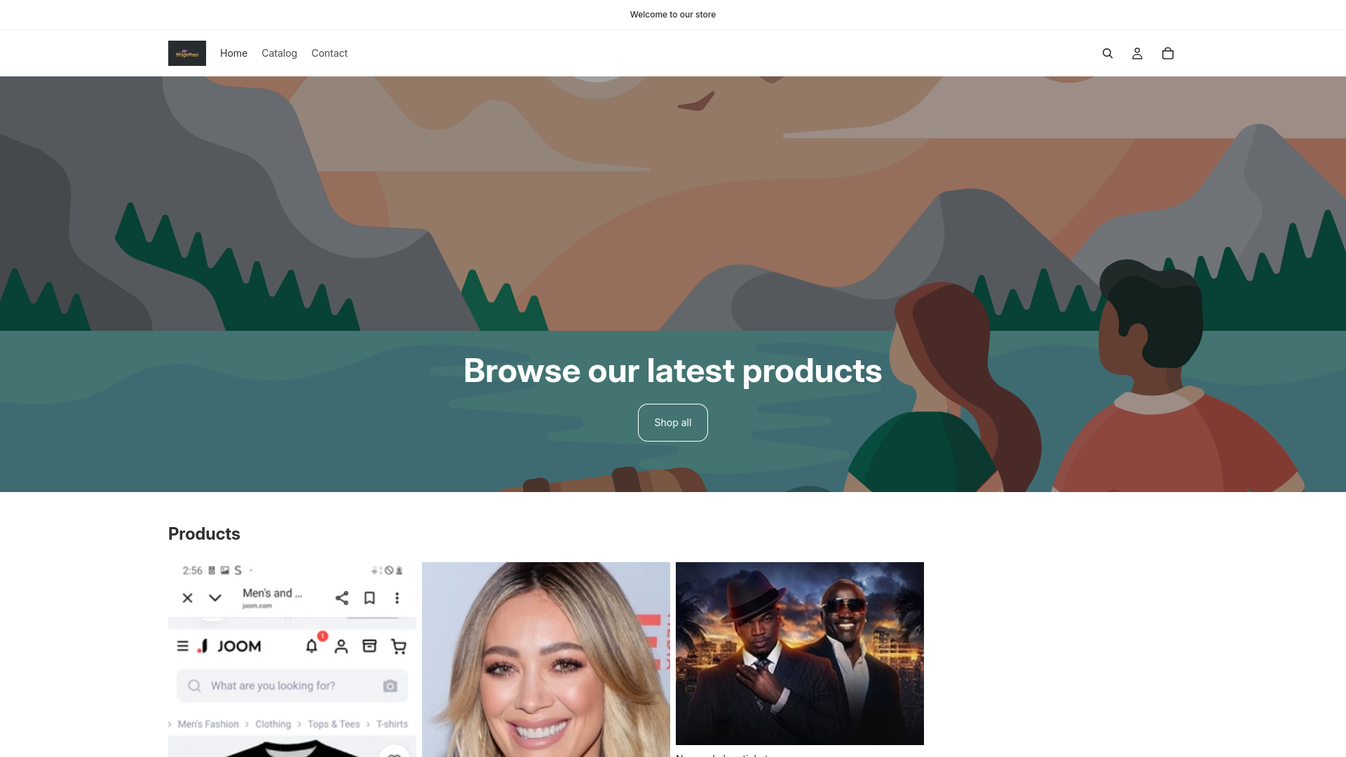 website screenshot of https://stagepass.store/