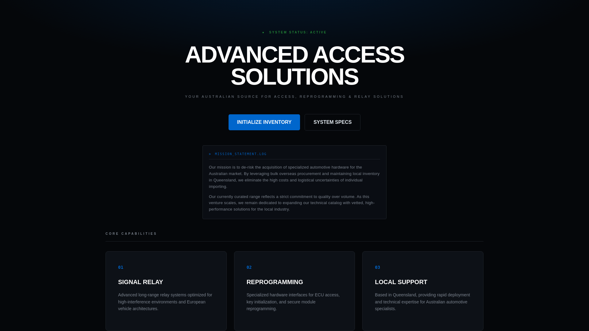 website screenshot of https://bypasstech.com.au