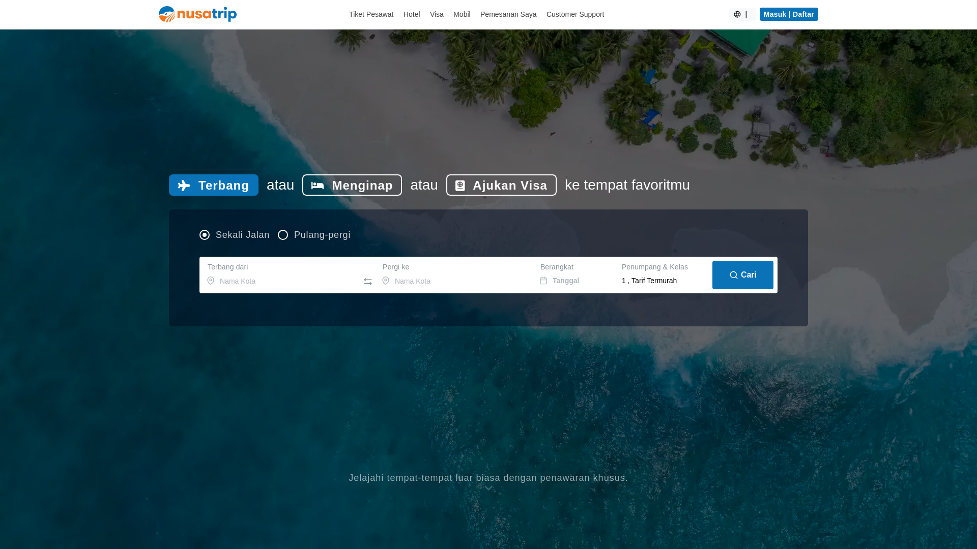 website screenshot of https://mercytravel.pages.dev/