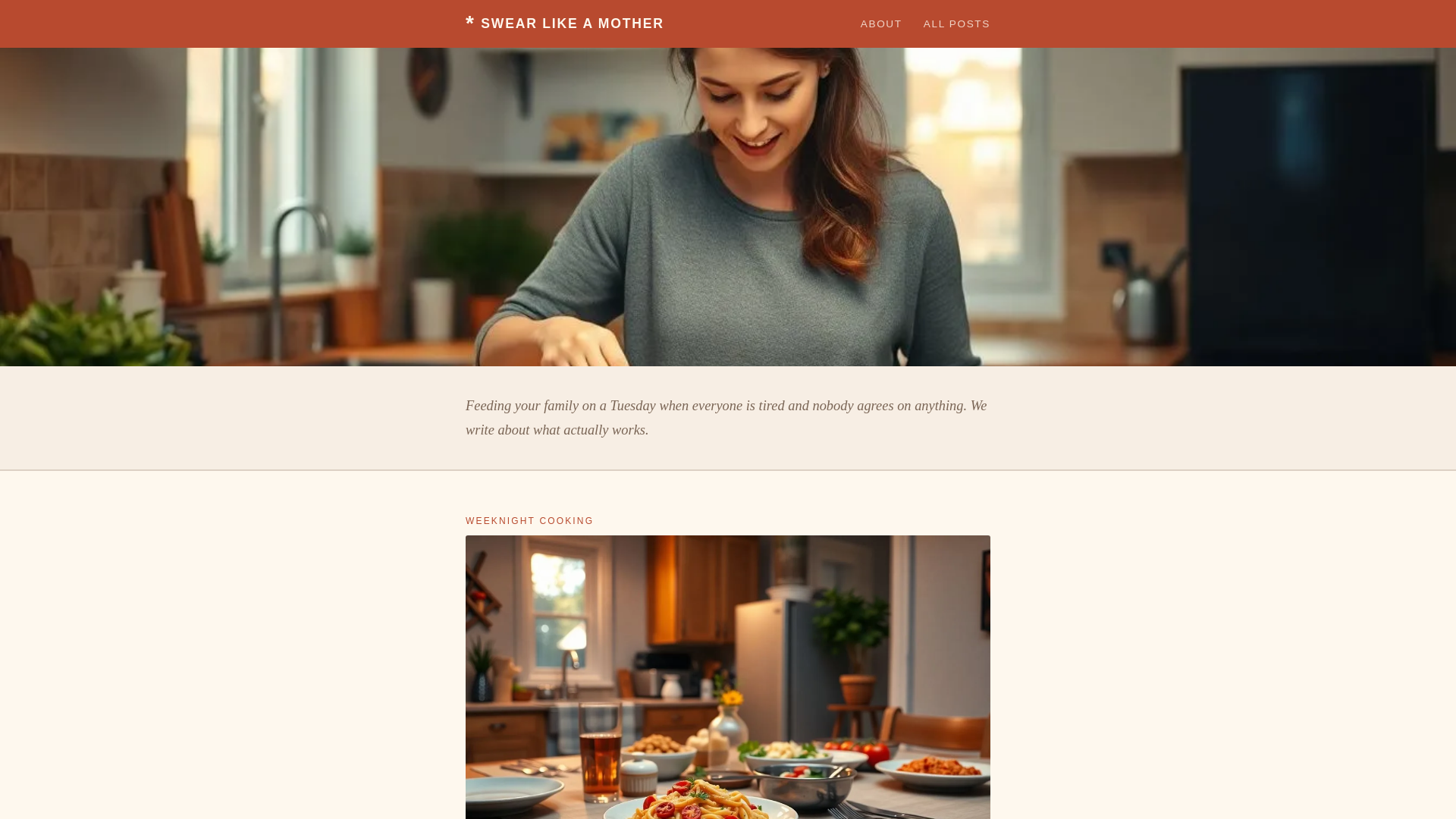 website screenshot of https://swearlikeamother.pages.dev/