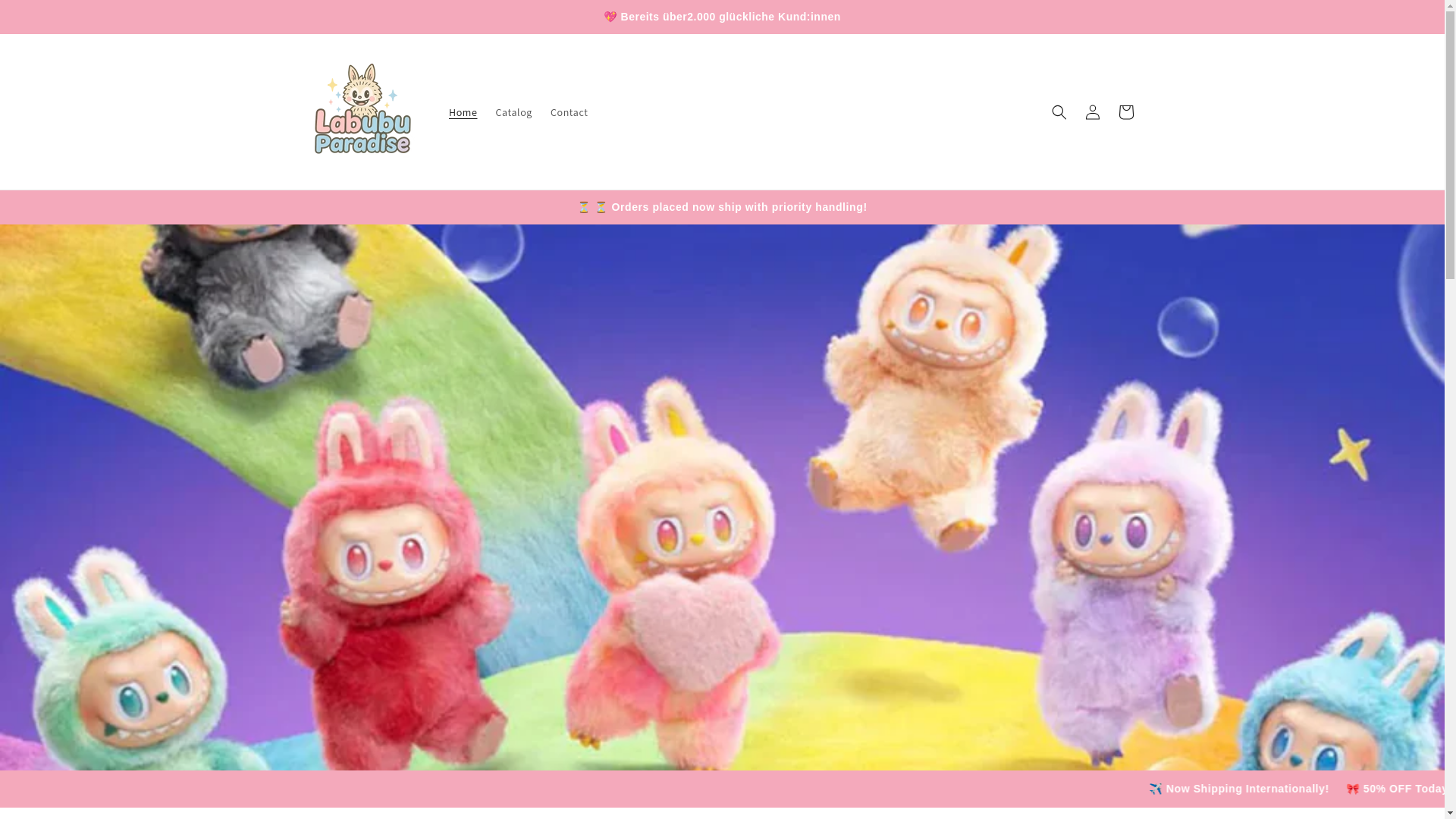 website screenshot of https://labubuparadise.de/