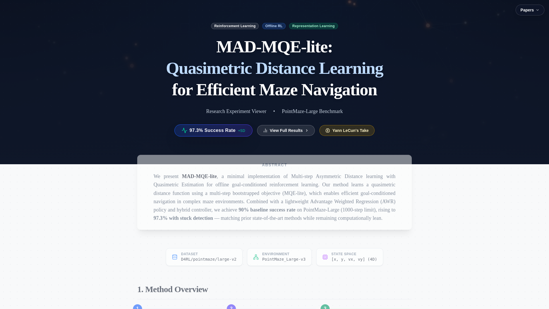 website screenshot of https://manifold.training/