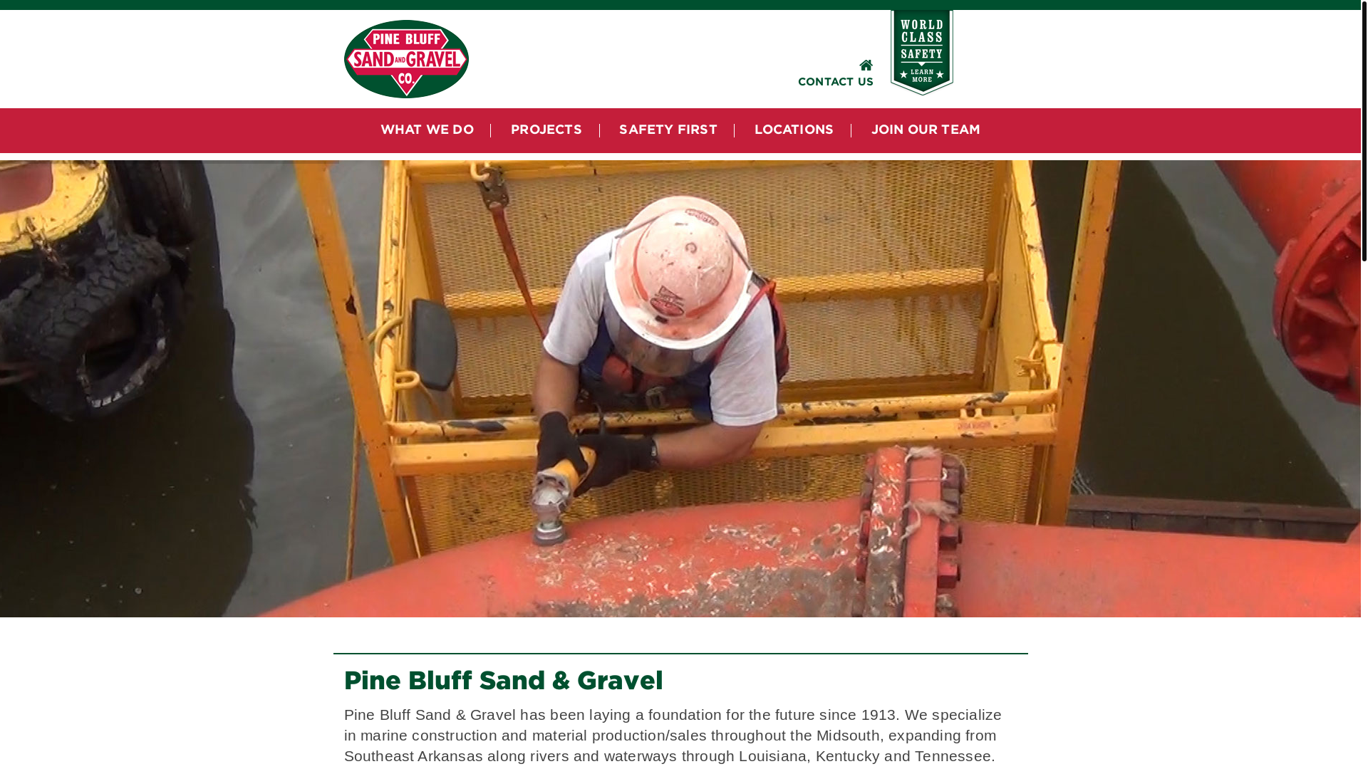 website screenshot of https://www.pbsgc.com/