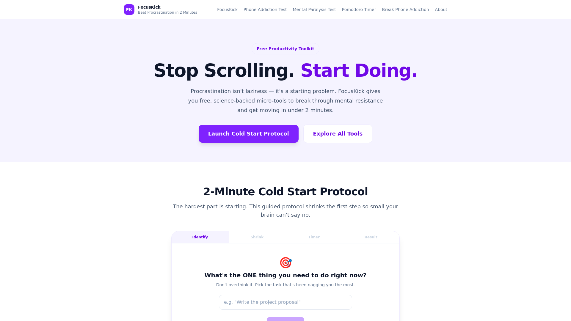 website screenshot of https://id7-focuskick-net.pages.dev/