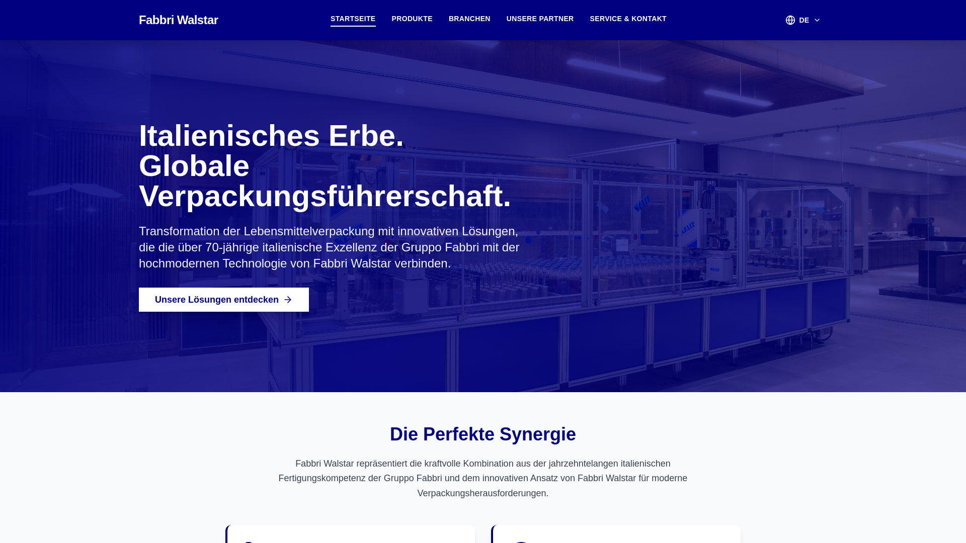 website screenshot of https://fabbriwalstar.de