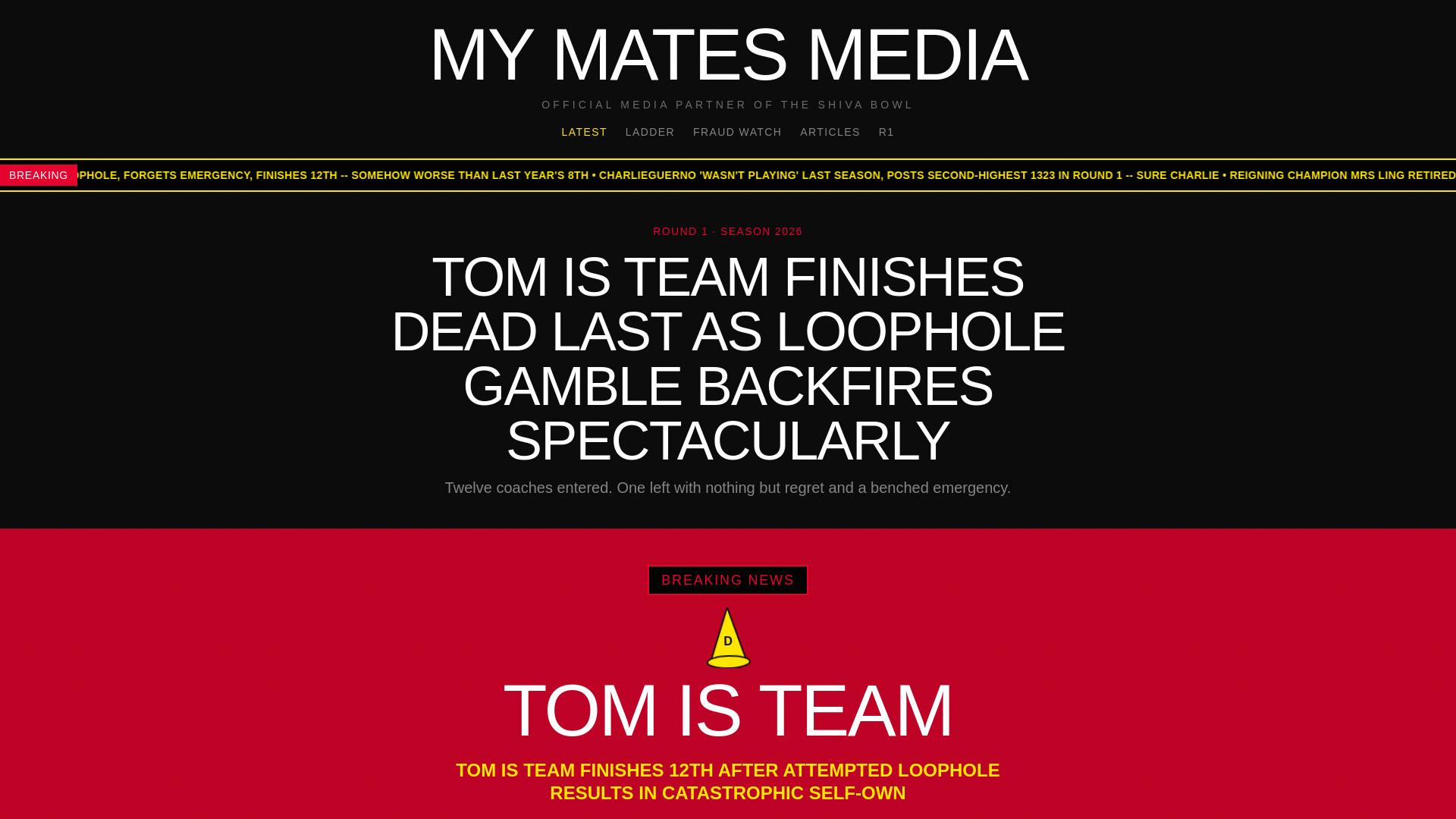 website screenshot of https://mymatesmedia.com/