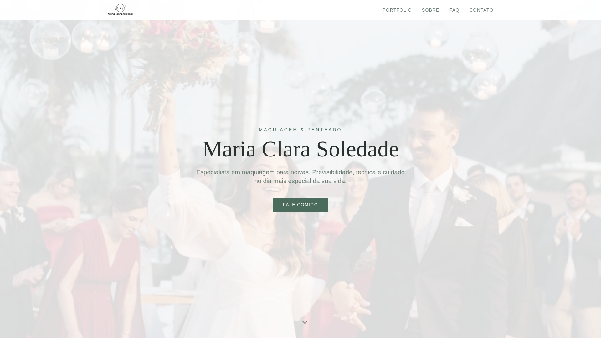 website screenshot of https://mariaclarasoledade.com.br/