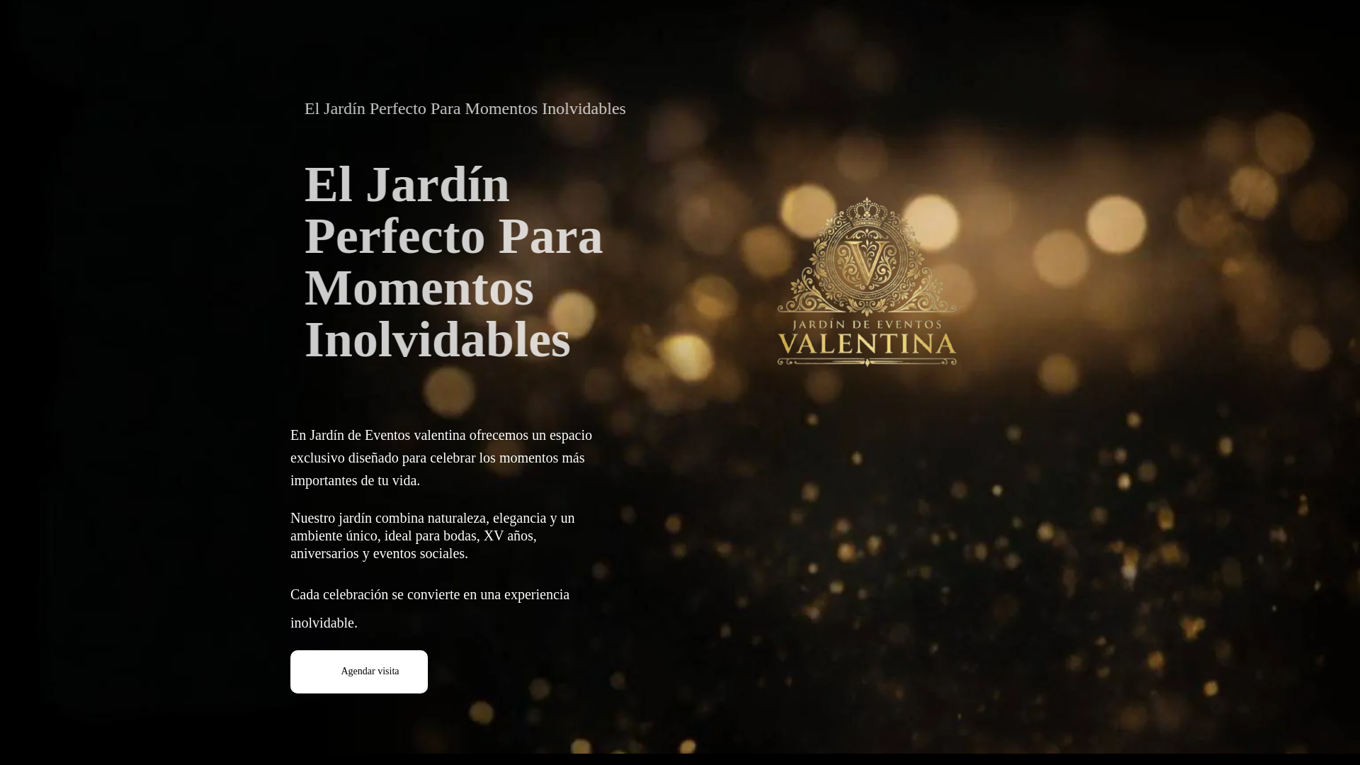 website screenshot of https://jardindeeventosvalentina.com
