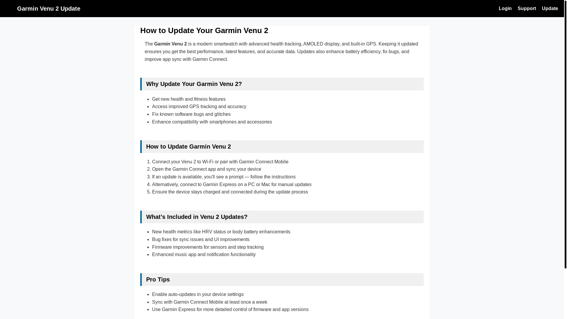 website screenshot of https://garmin-venu-2.pages.dev/