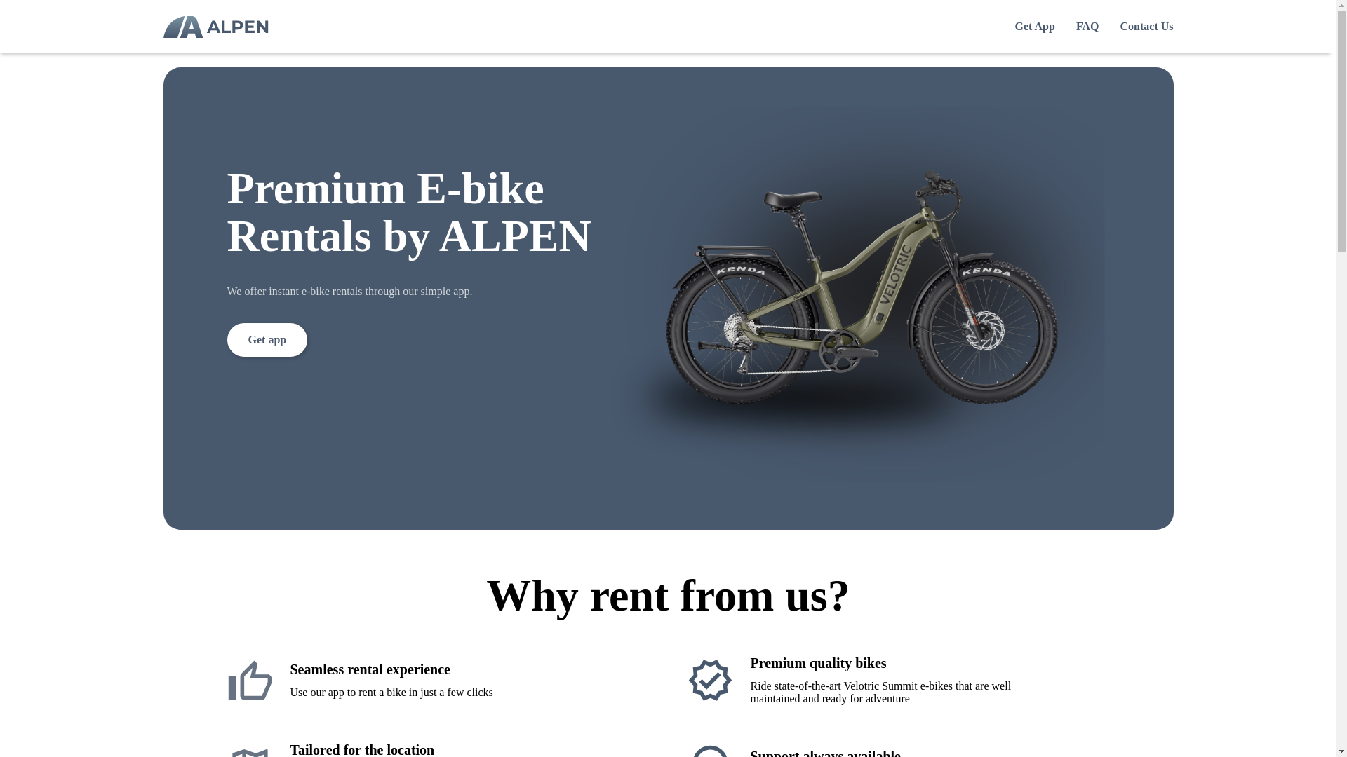 website screenshot of https://alpen-landing.pages.dev/