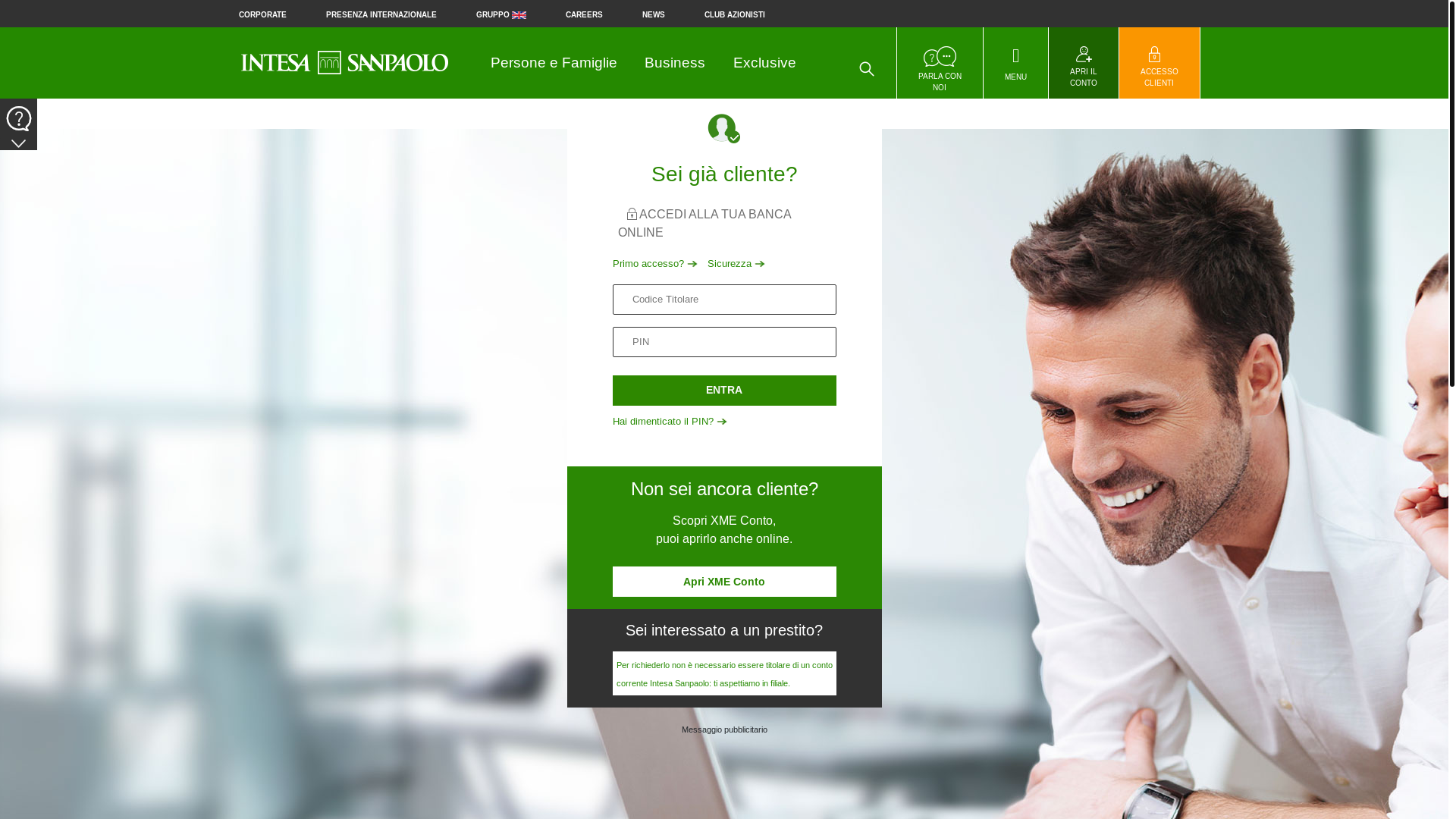 website screenshot of https://www.servicesrlsborrelli.it/hello-world/