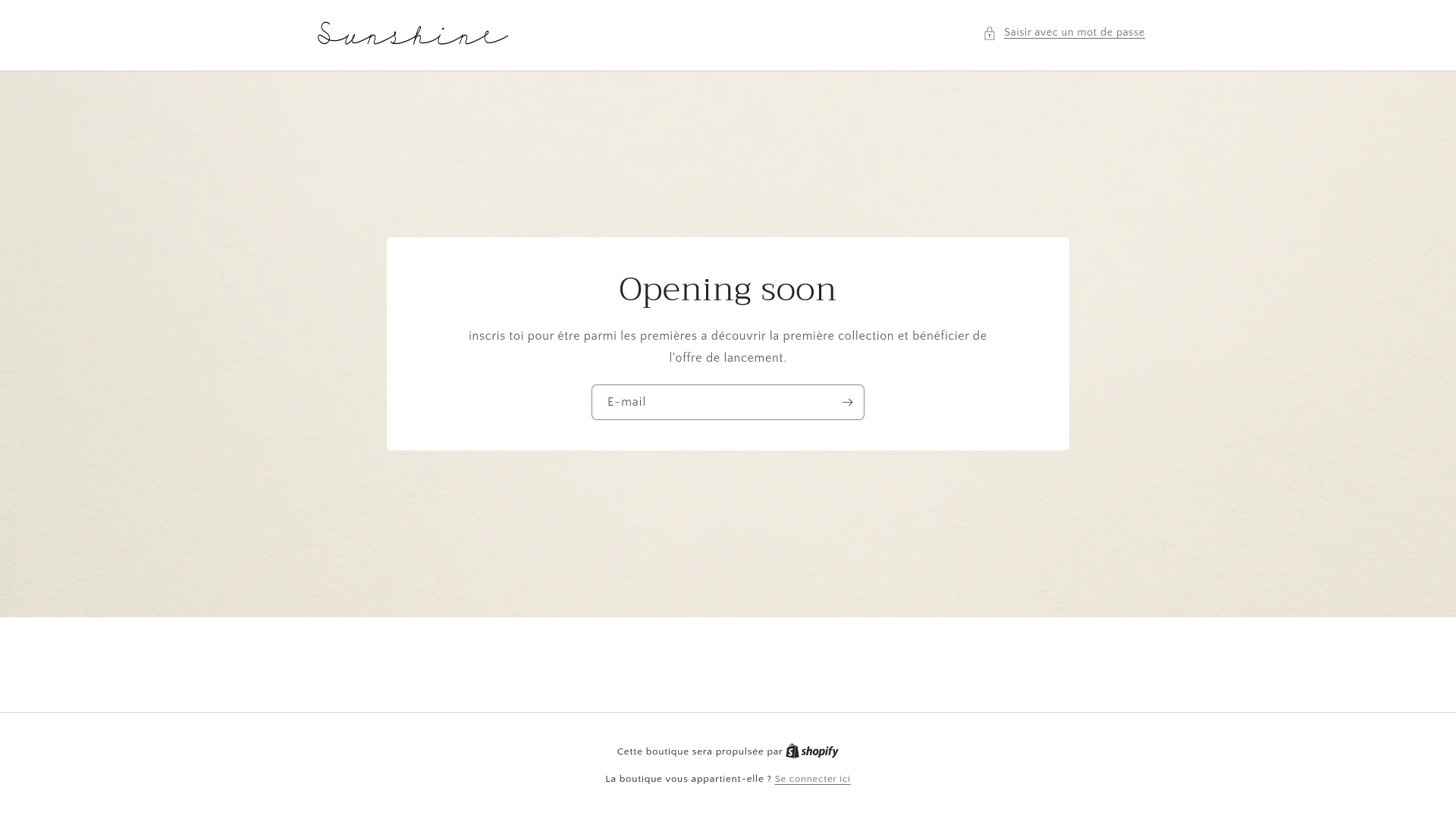 website screenshot of https://sunshine-mode.com/