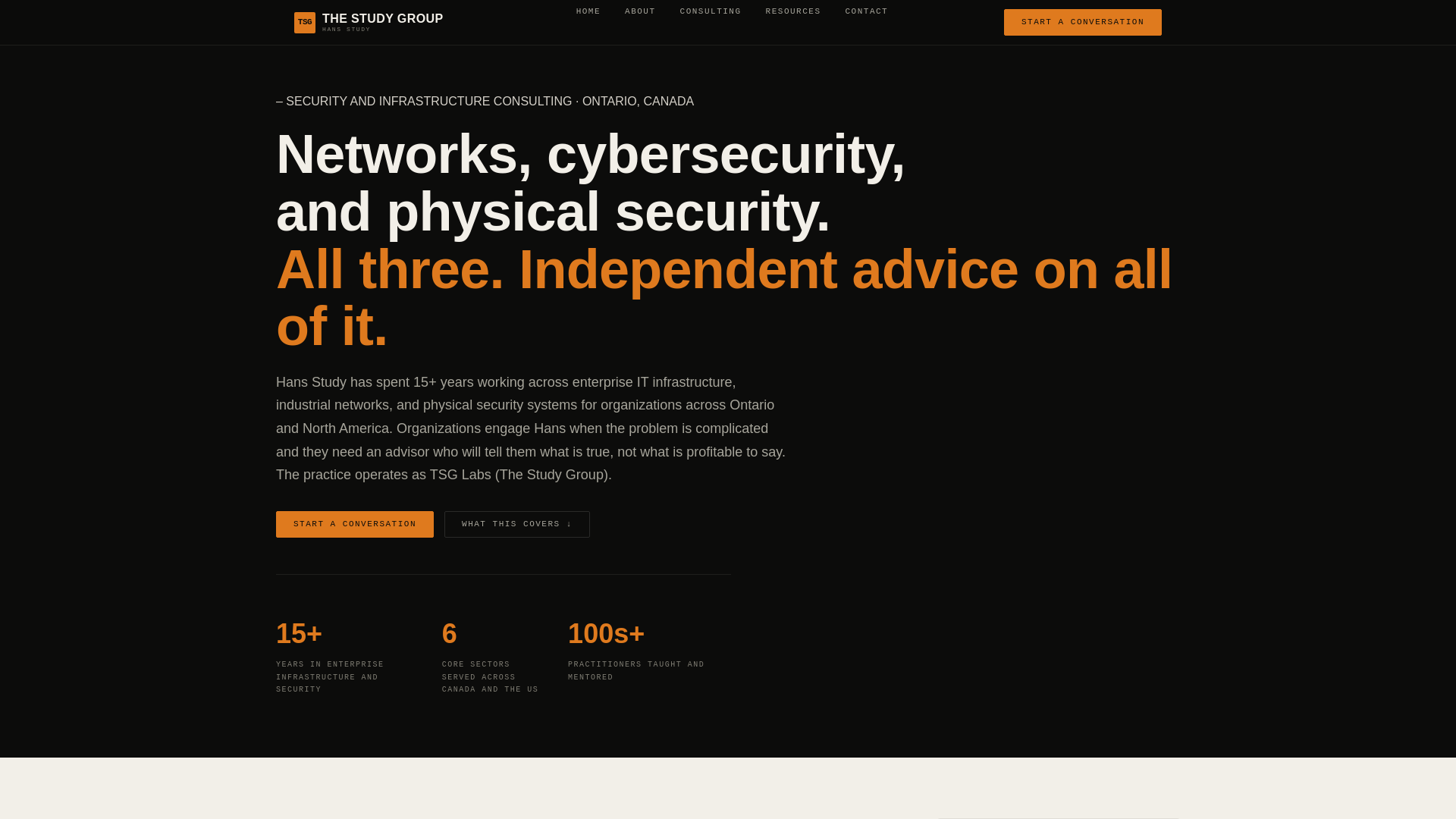 website screenshot of https://tsglabs.pages.dev/