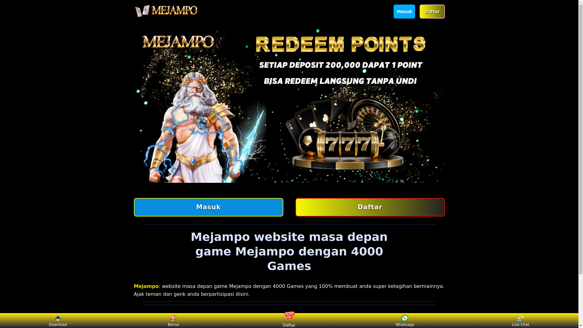 website screenshot of https://amp2-mejampo.com/