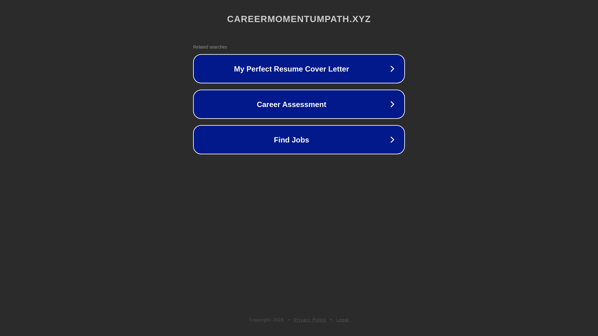 website screenshot of https://careermomentumpath.xyz/