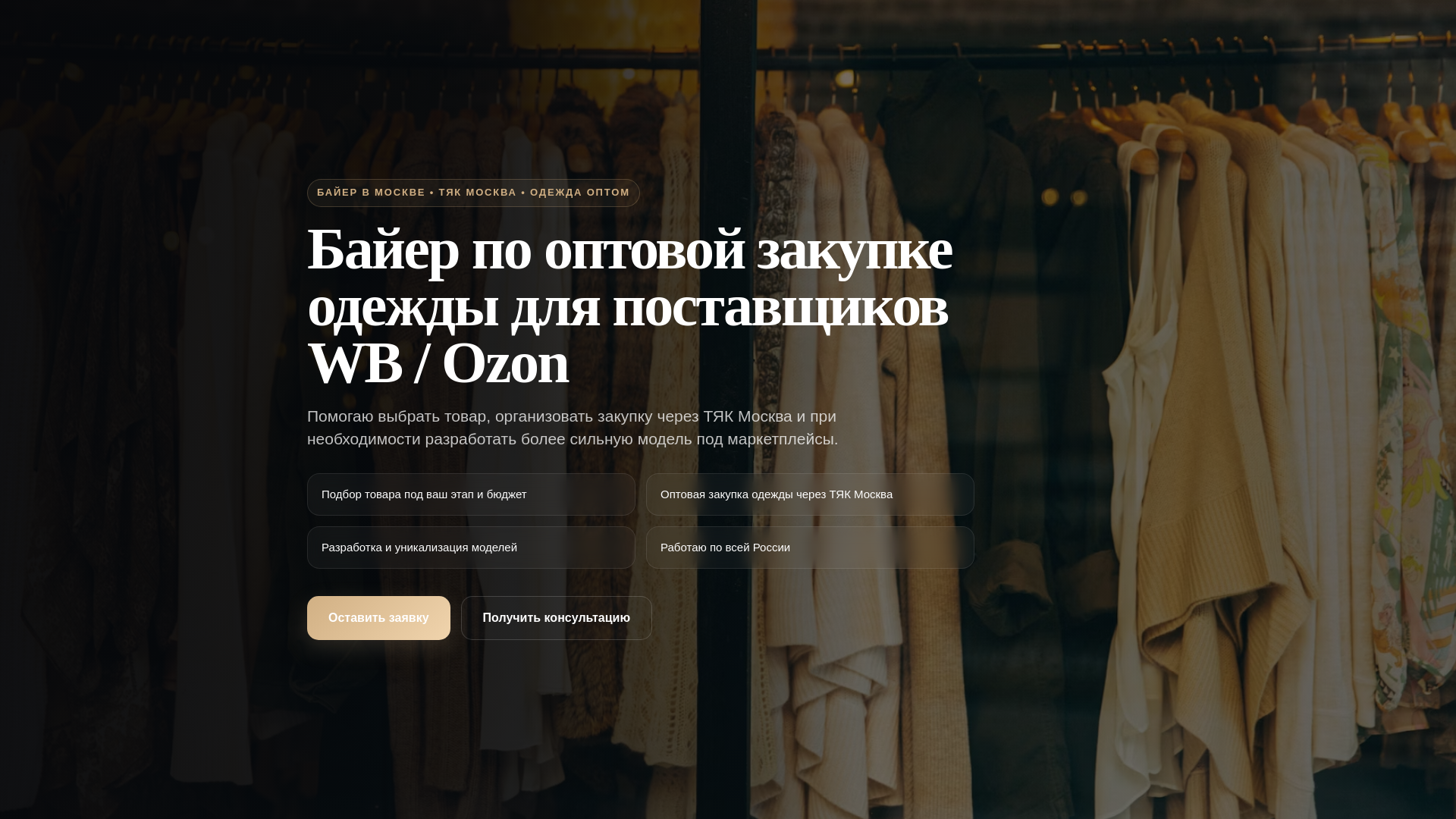 website screenshot of https://vashbuyer.ru/