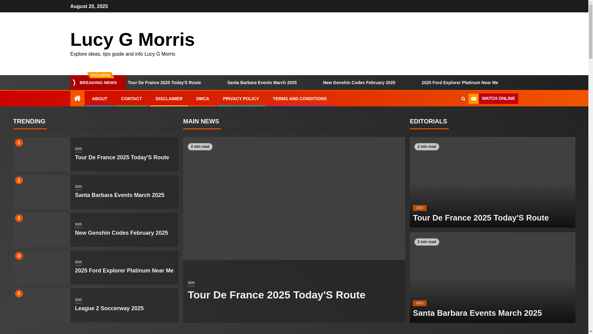 website screenshot of https://lucygmorrise.pages.dev/