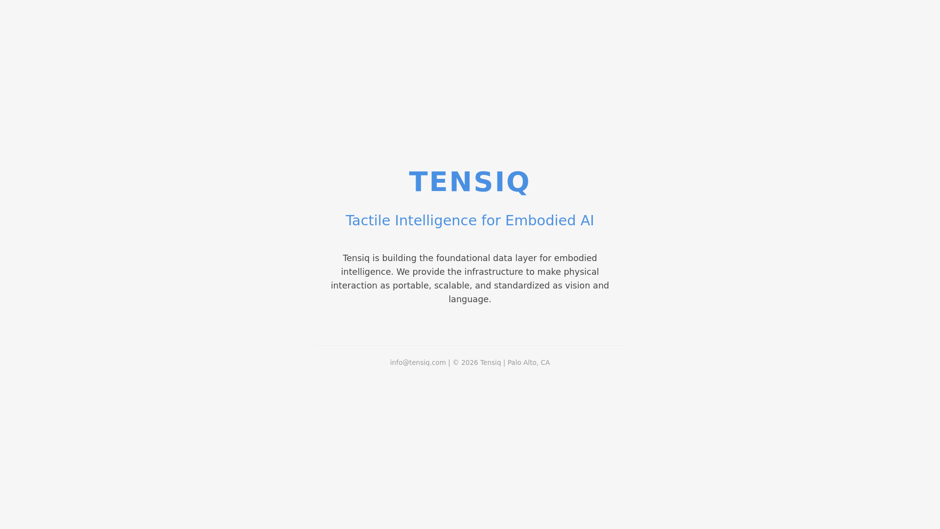website screenshot of https://tensiq.app