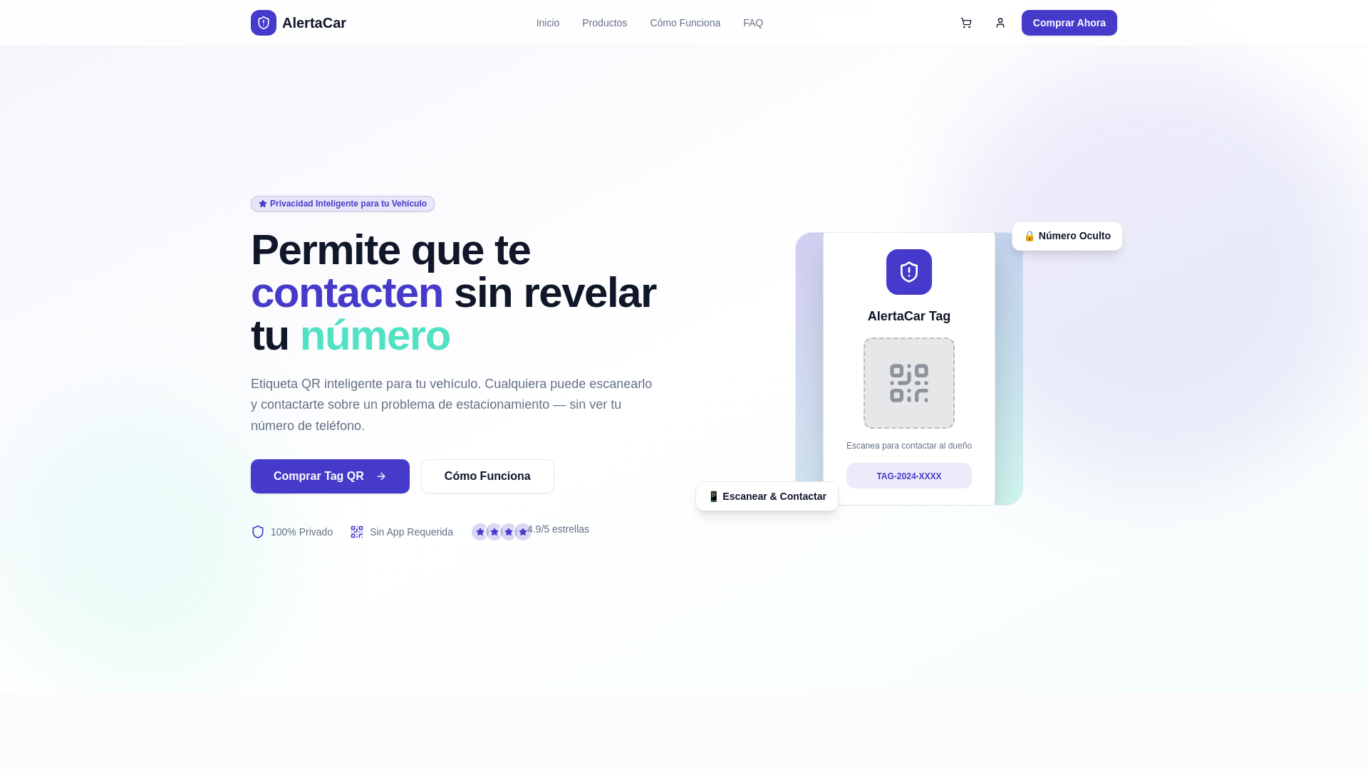 website screenshot of https://alertacar.es