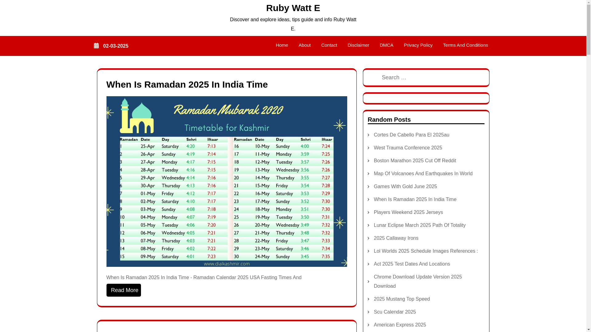 website screenshot of https://rubywatte.pages.dev/