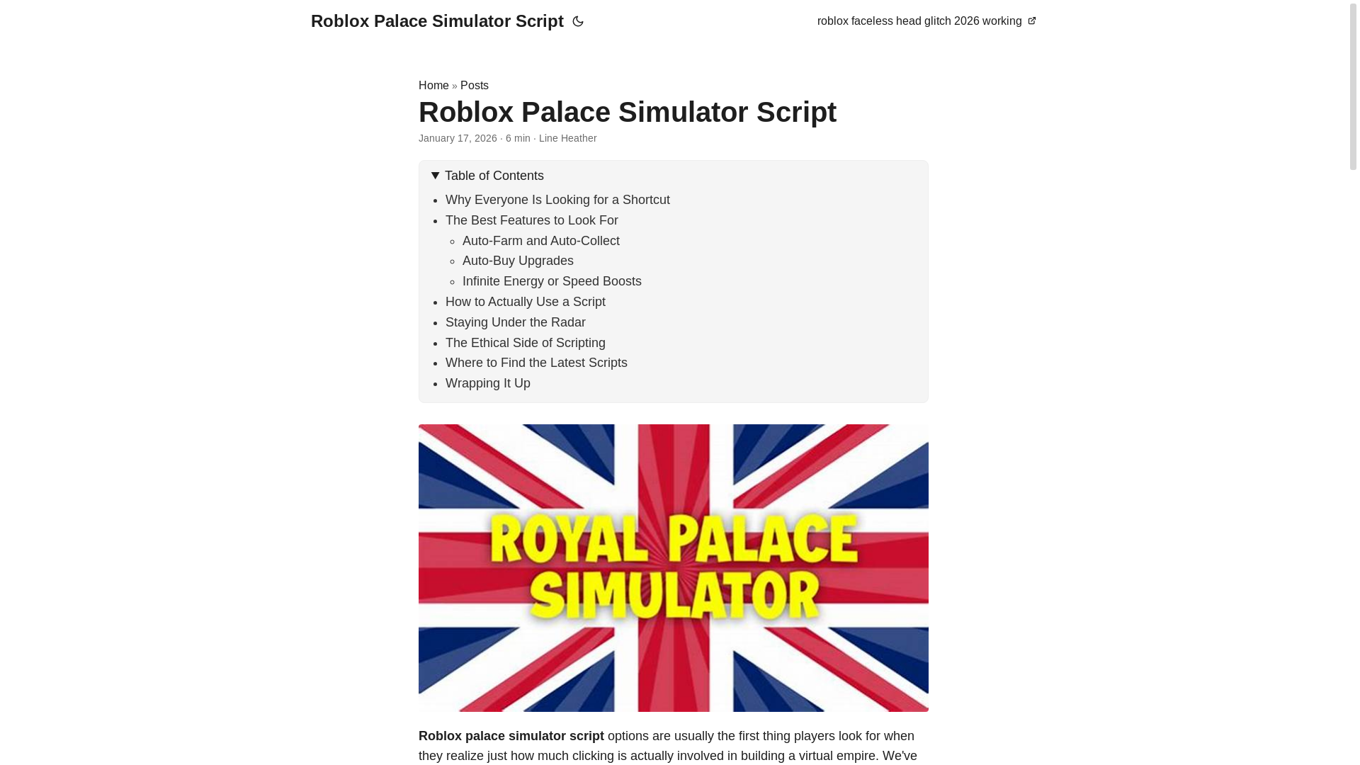 website screenshot of https://robloxpalacesimulatorscript.pages.dev/
