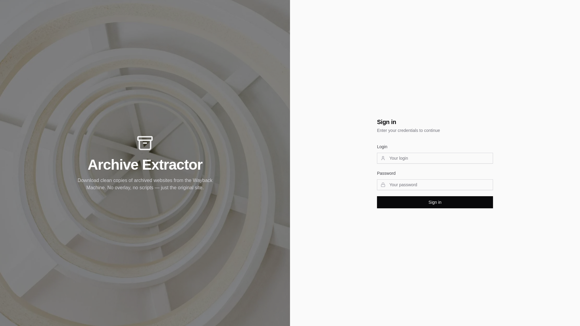 website screenshot of https://read-archive.org/