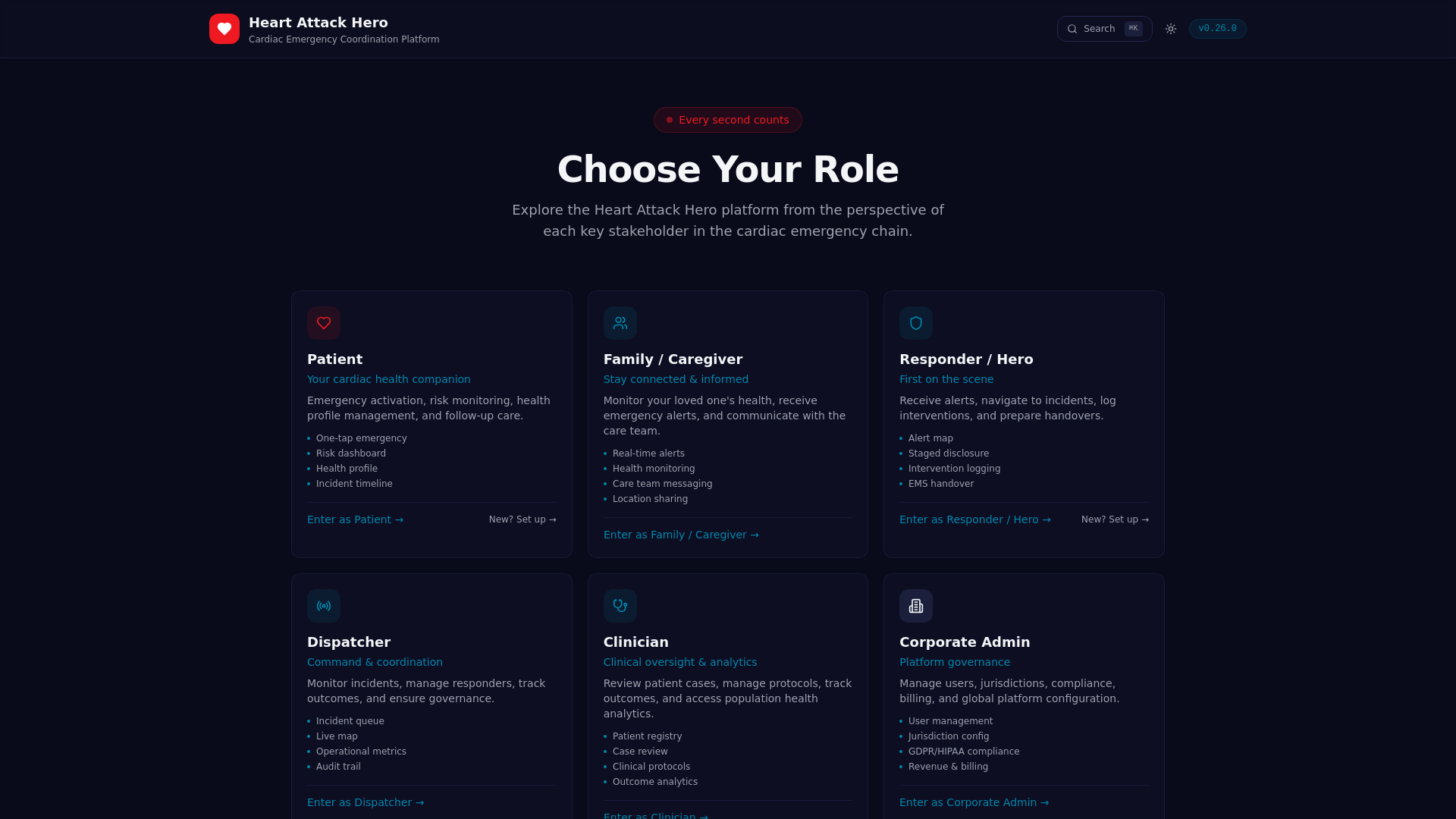 website screenshot of https://heartattackhero.app/
