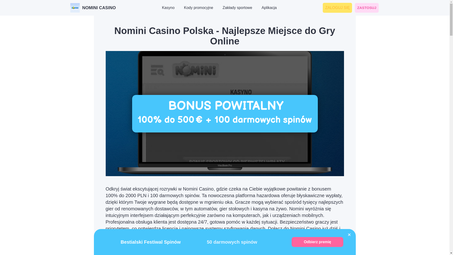 website screenshot of https://nominicasinopl-com.pages.dev/
