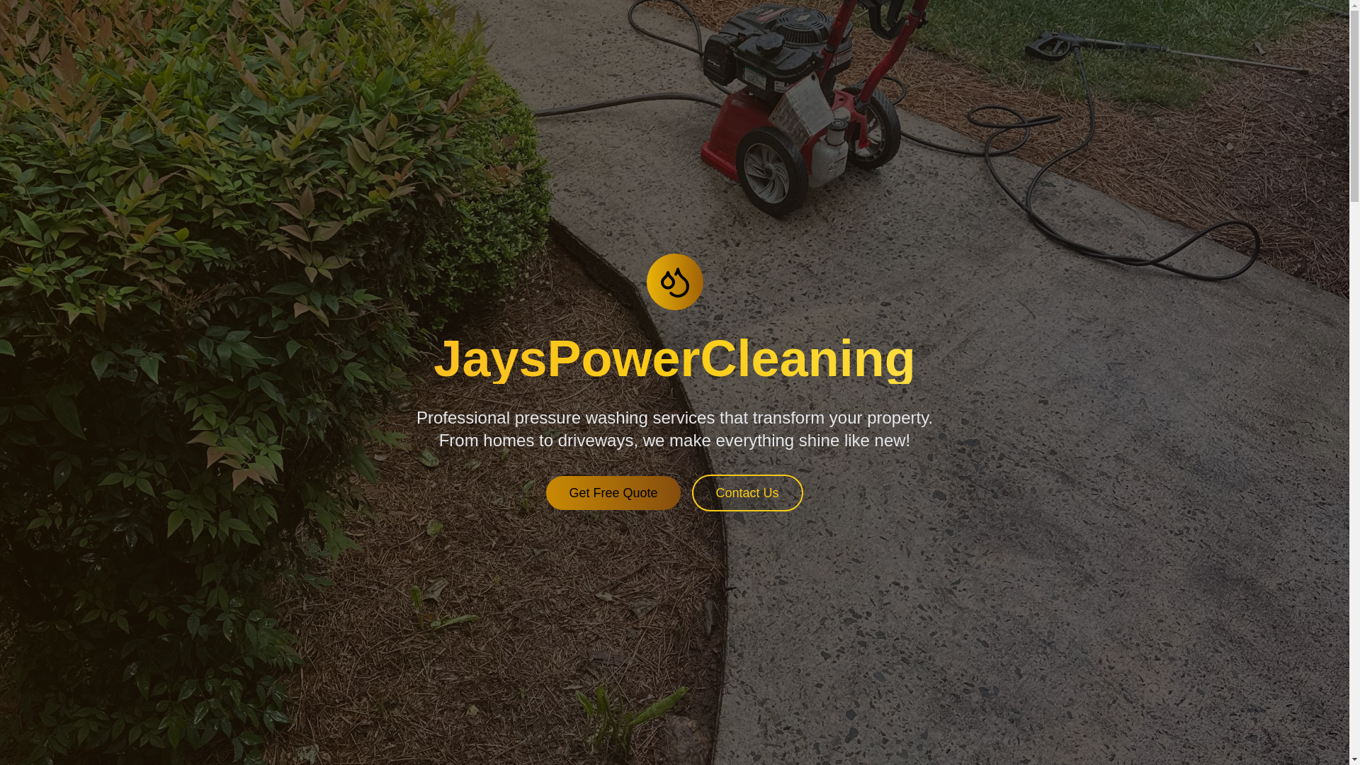 website screenshot of https://jayspowercleaning.com/