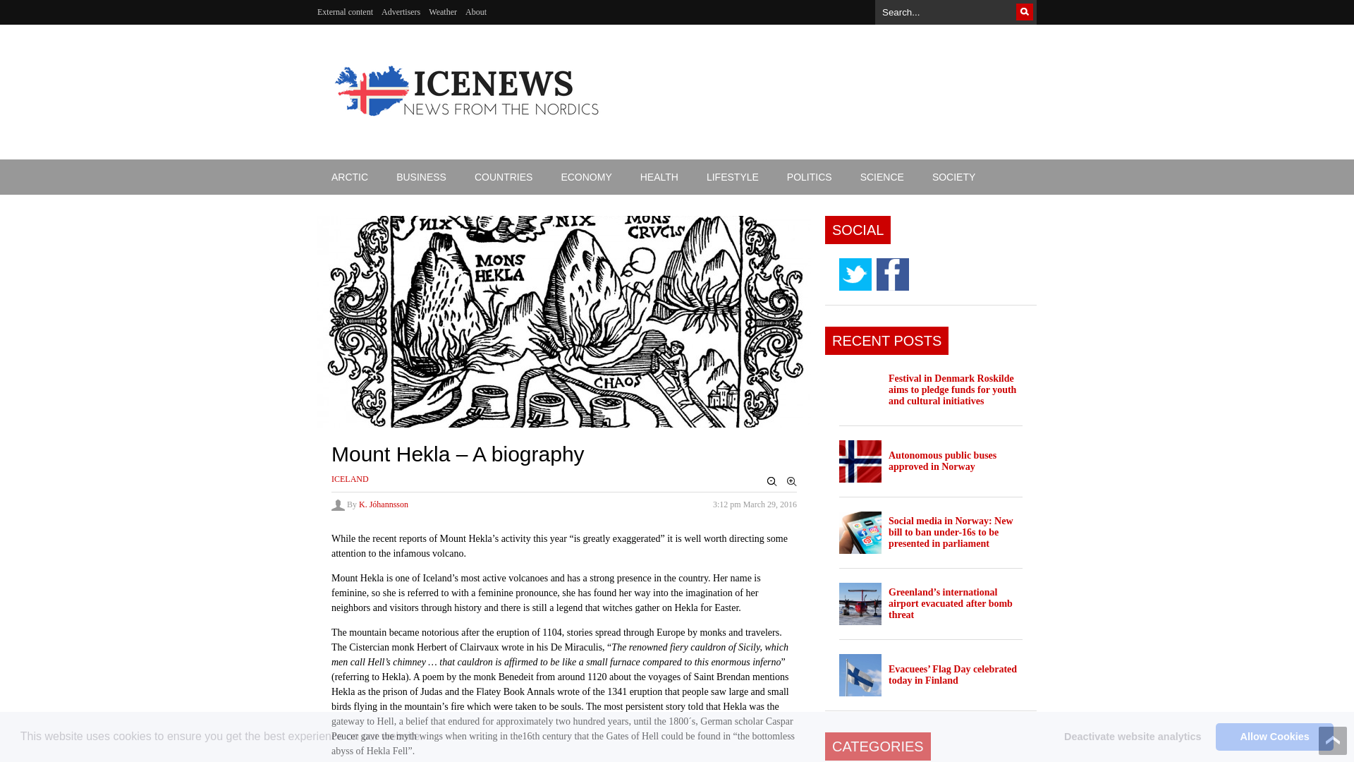 website screenshot of https://icenews.is/2016/03/29/mount-hekla-a-biography/