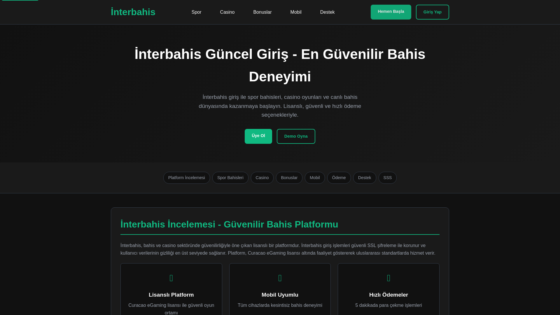 website screenshot of https://interbahisx6.pages.dev/