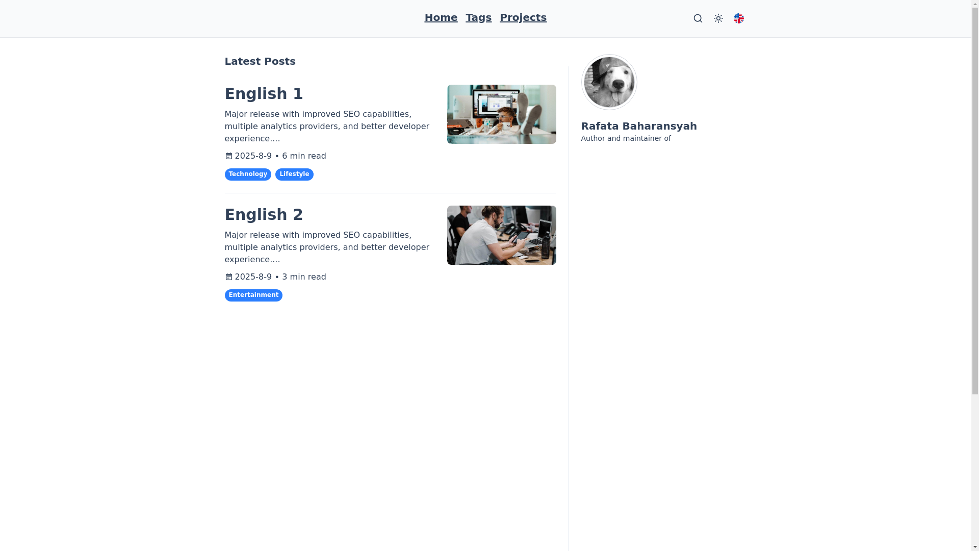 website screenshot of https://rafatabahar.pages.dev/