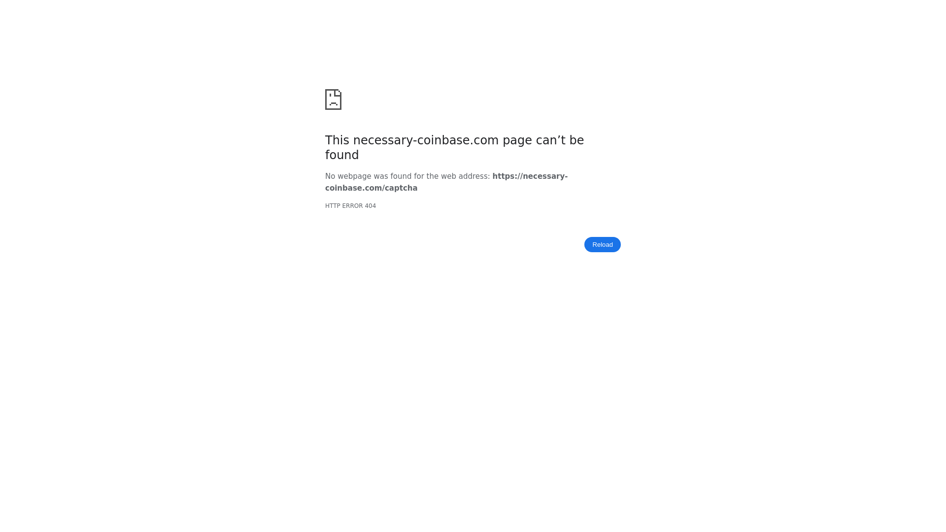 website screenshot of https://necessary-coinbase.com/