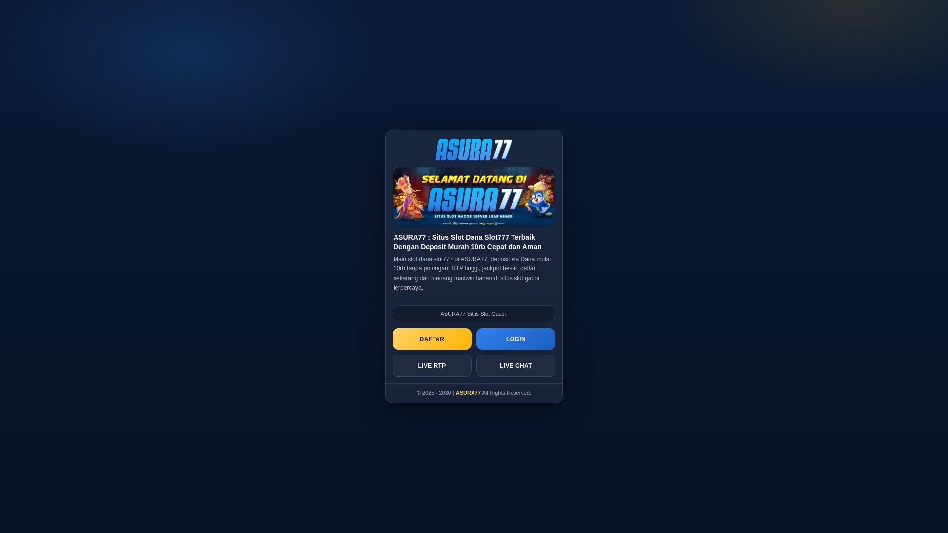 website screenshot of https://asura77-association.pages.dev/