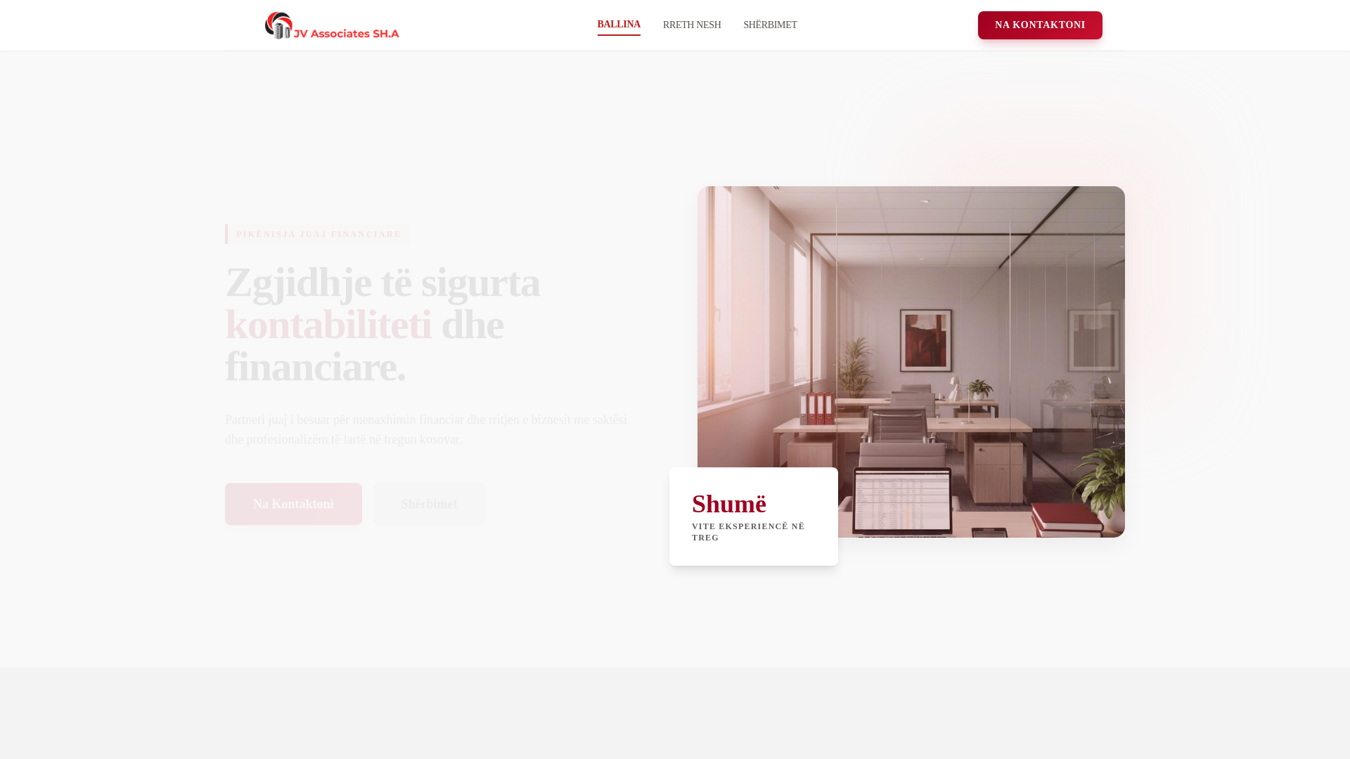 website screenshot of https://jvassociates-ks.com