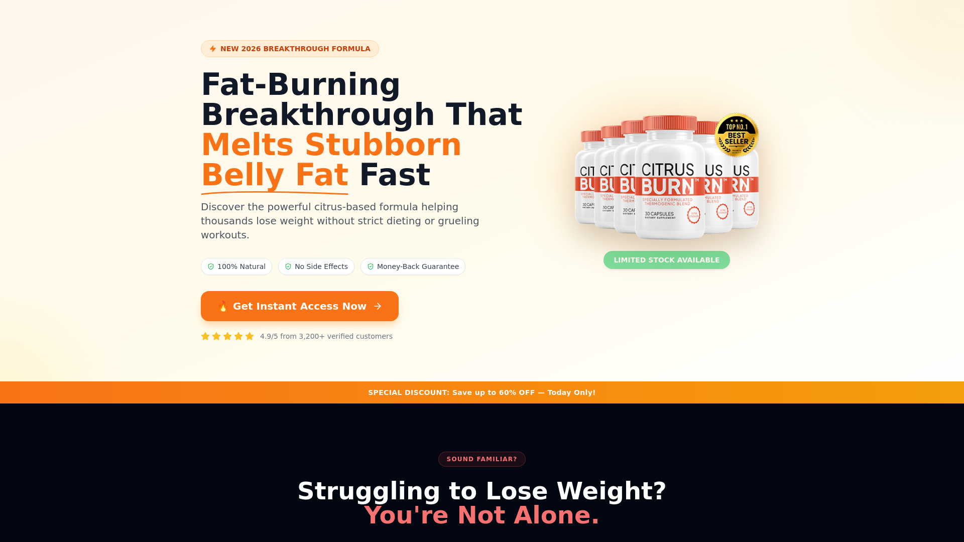 website screenshot of https://citrusfitlab.com/