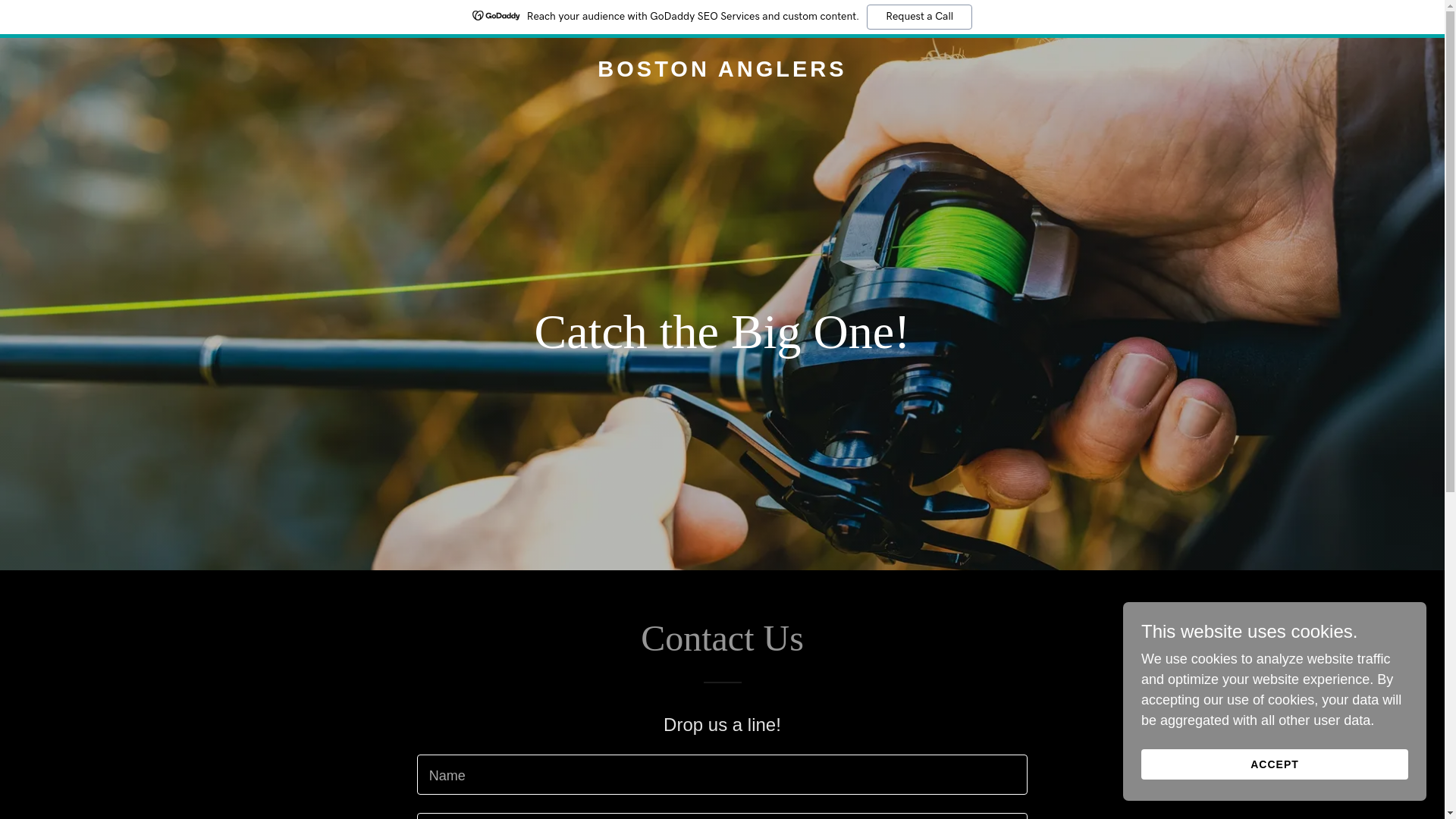 website screenshot of https://bostonanglers.com/
