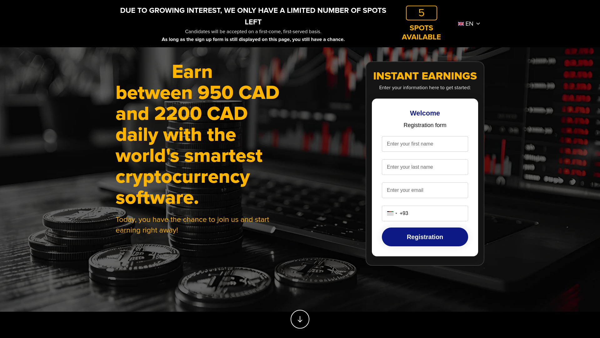 website screenshot of https://immediateprocapex.work/