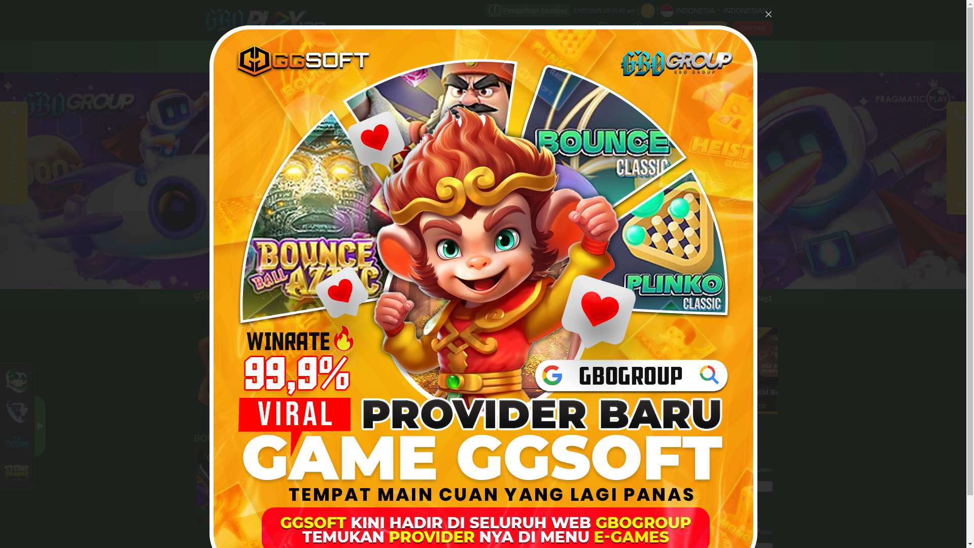 website screenshot of https://gboplay138h.my/